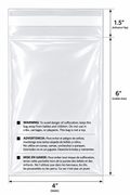 Permanent Seal Poly Bags